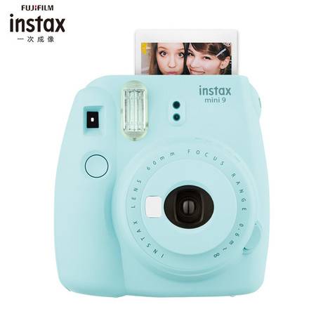 富士Instax Mini 9冰霜蓝 迷你相机的新玩法与视觉盛宴